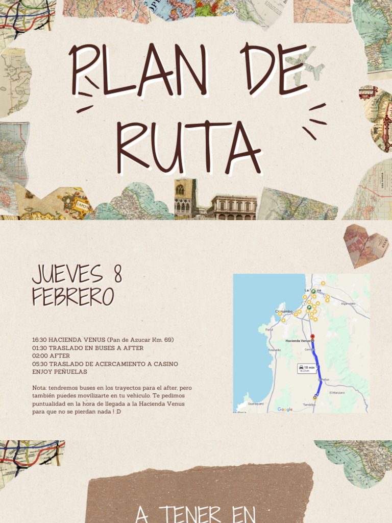 Plan de Ruta y Recomendaciones en La Serena | PDF