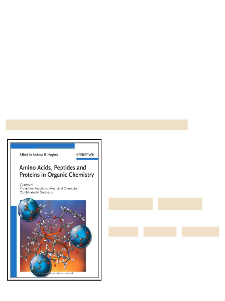 Amino Acids Peptides and Proteins in Organic Chemistry Volume 4 ...
