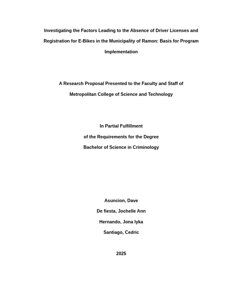 Group Research 1 | PDF | Driving | Driver's License