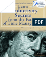 Ben Franklin Time Management