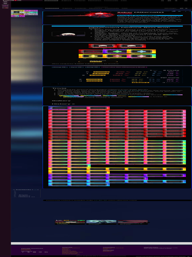 Saber (Alternate) Guide and Tips | PDF