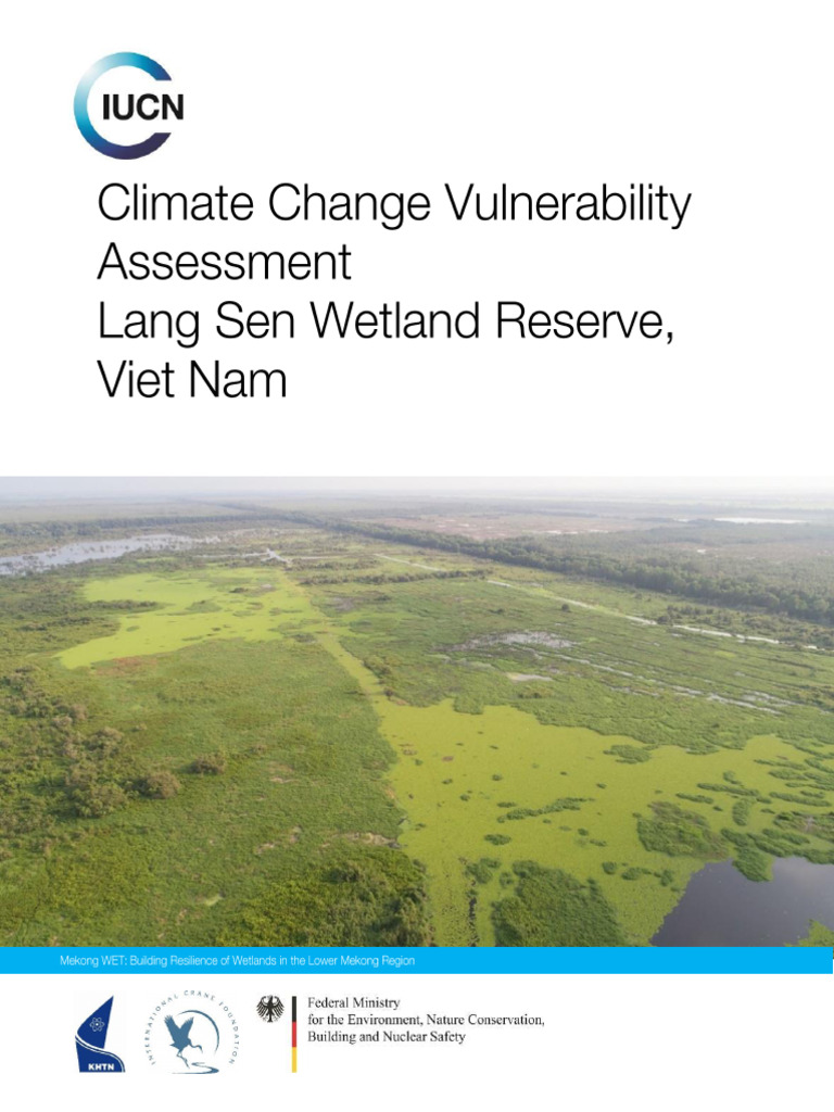 Climate Change Vulnerability Assessment Lang Sen Wetland Vietnam | PDF ...
