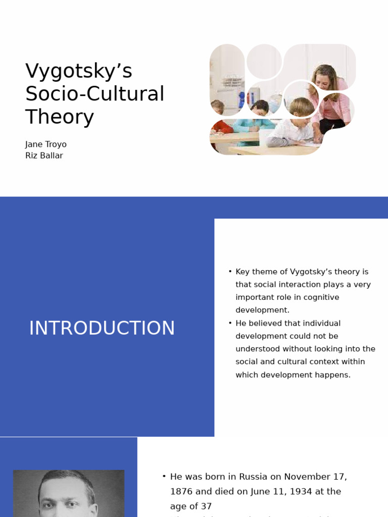 Lev Vygotsky's Socio-Cultural Theory | PDF | Human Development ...