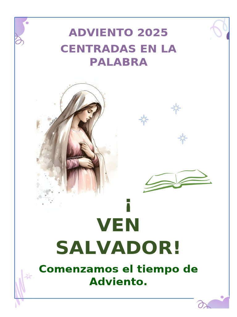 Adviento 2025: Esperanza y Conversión | PDF | María, madre de Jesús ...