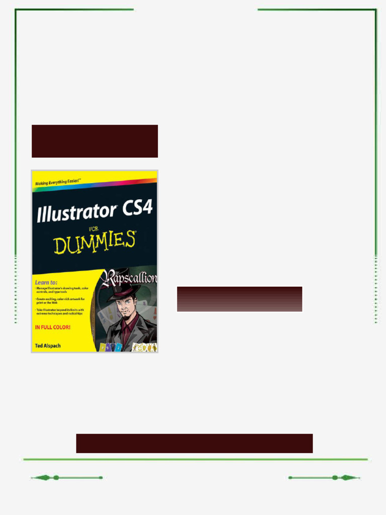 Illustrator CS4 For Dummies Ted Alspach ebook original digital release ...