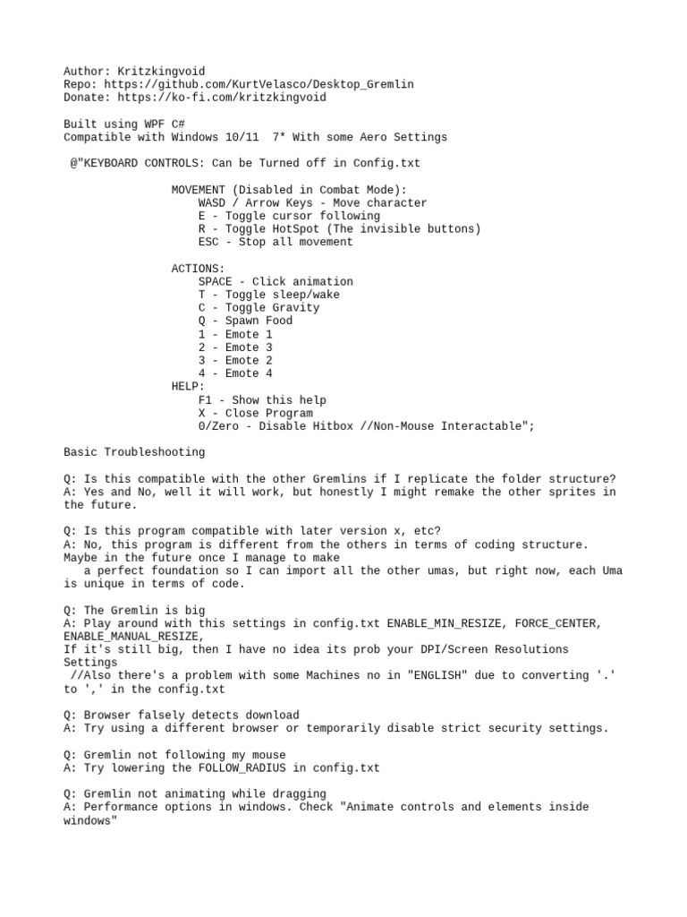 WPF C# Desktop Gremlin User Guide | PDF | Human–Computer Interaction ...