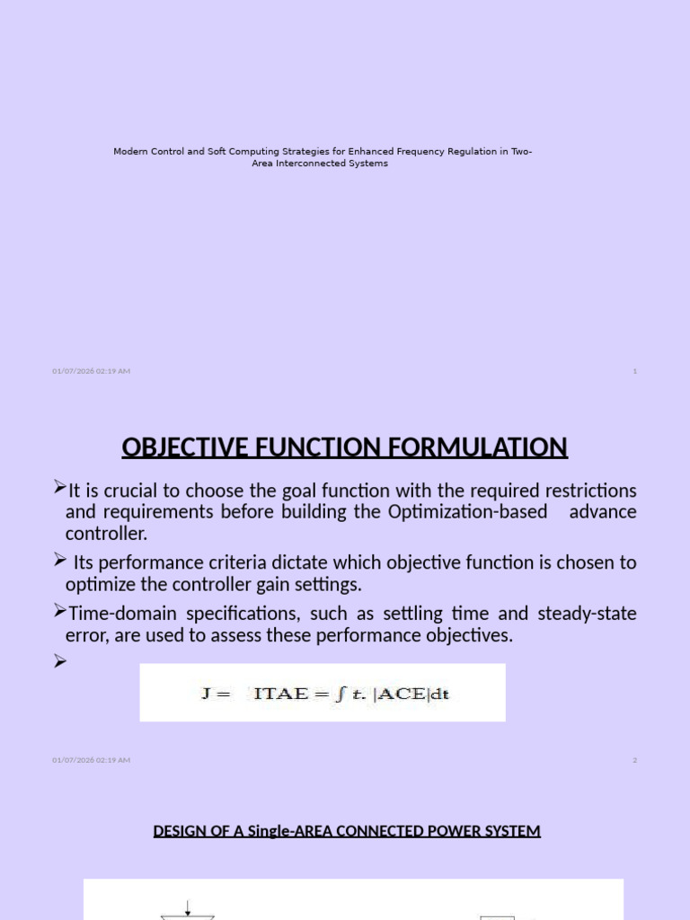 Frequency Regulation in Power Systems | PDF