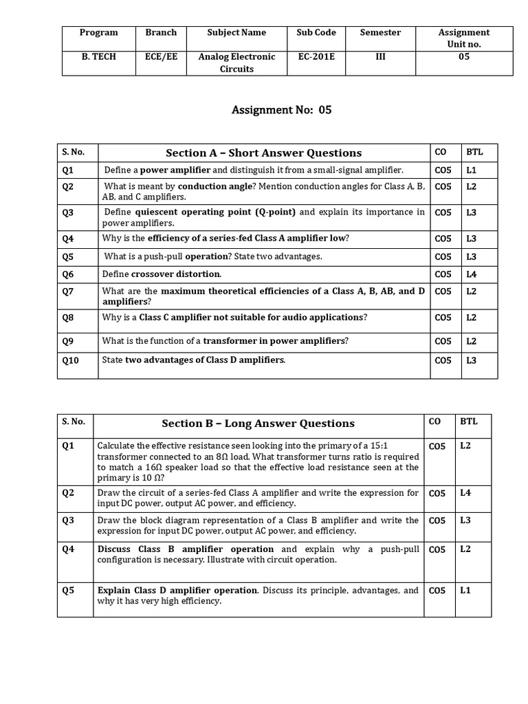 aec_5 | PDF | Amplifier | Electrical Engineering