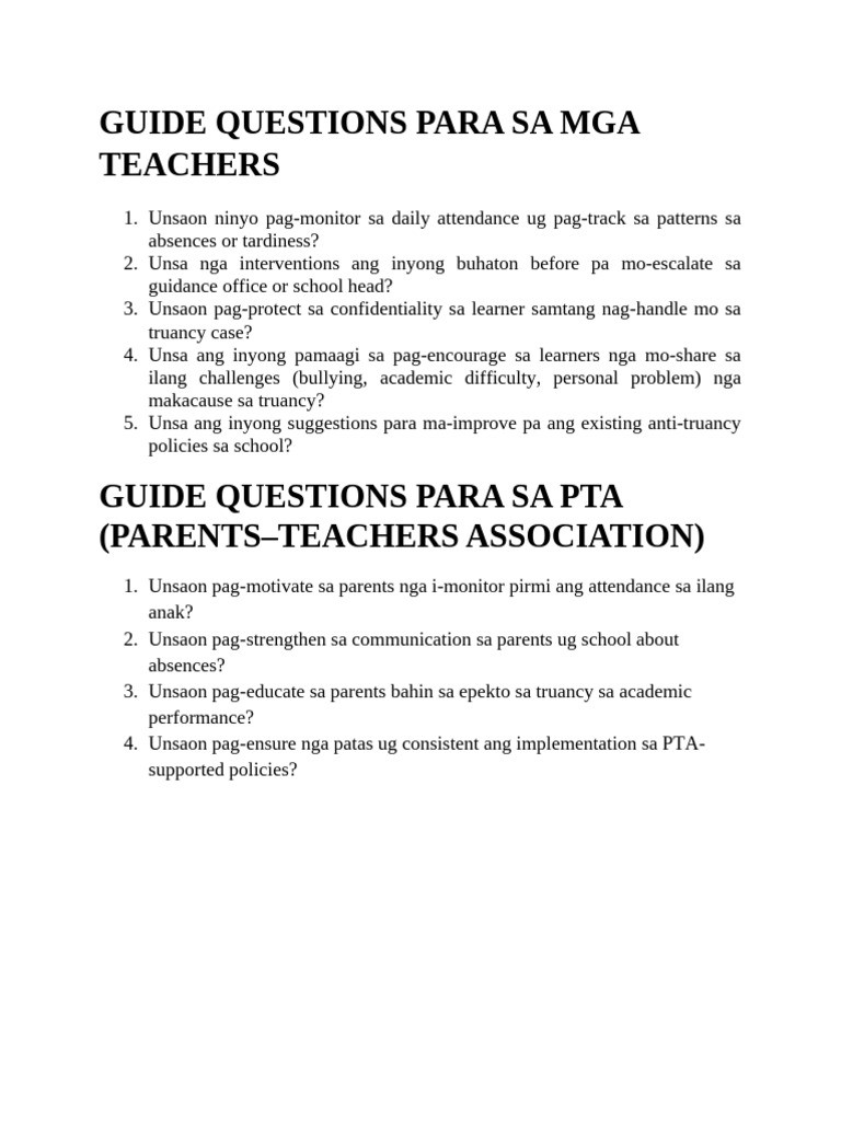 Final Guide Questions | PDF