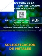 Solidificacion y Defectos