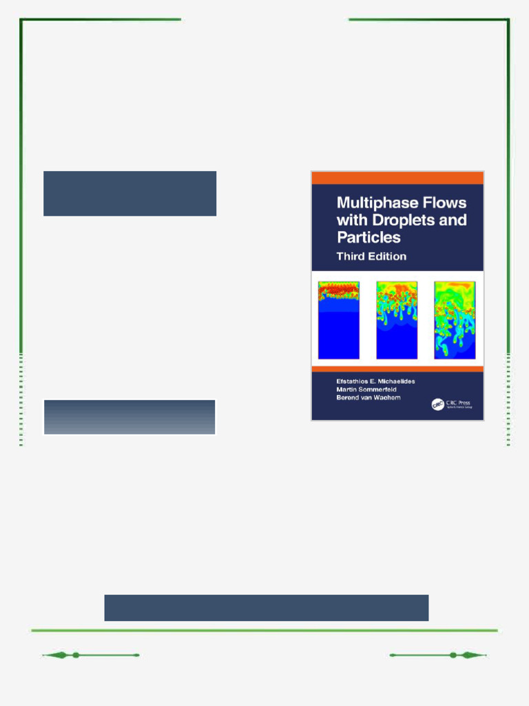 Multiphase Flows with Droplets and Particles 3rd Edition Efstathios E ...