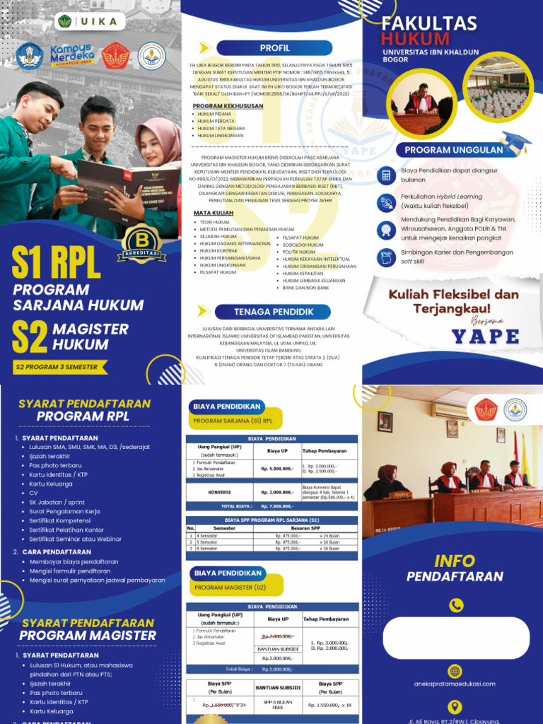 Uika s1 Rpl Dan s2 Program 3 Semester (1) | PDF