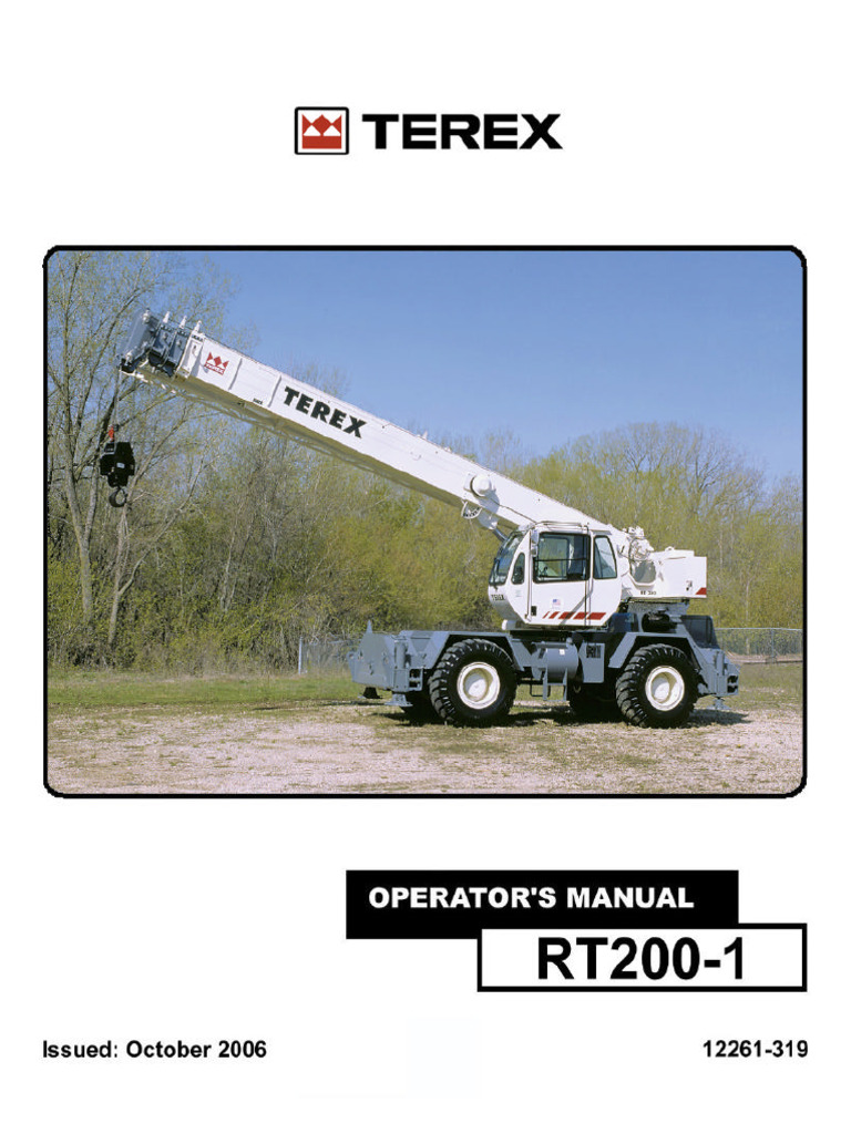 Crane Safety and Operation Manual | PDF | Crane (Machine ...