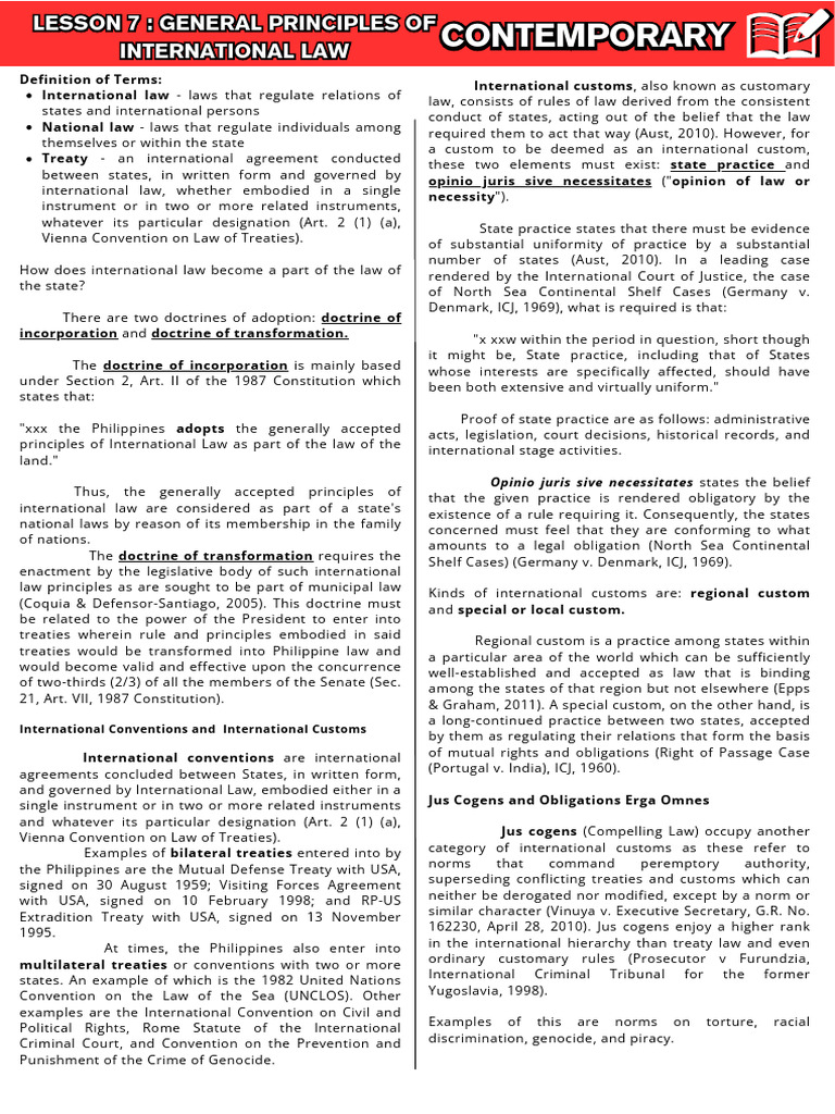 CONTEMPORARY REVIEWER (1)_20250226_214403_0000 | PDF | Territorial ...