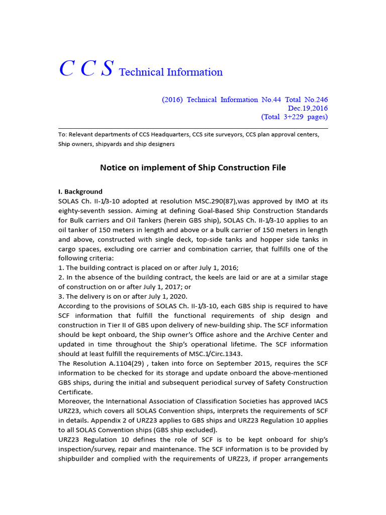 Ship Construction File Implementation Guide | PDF | Shipping | Water ...