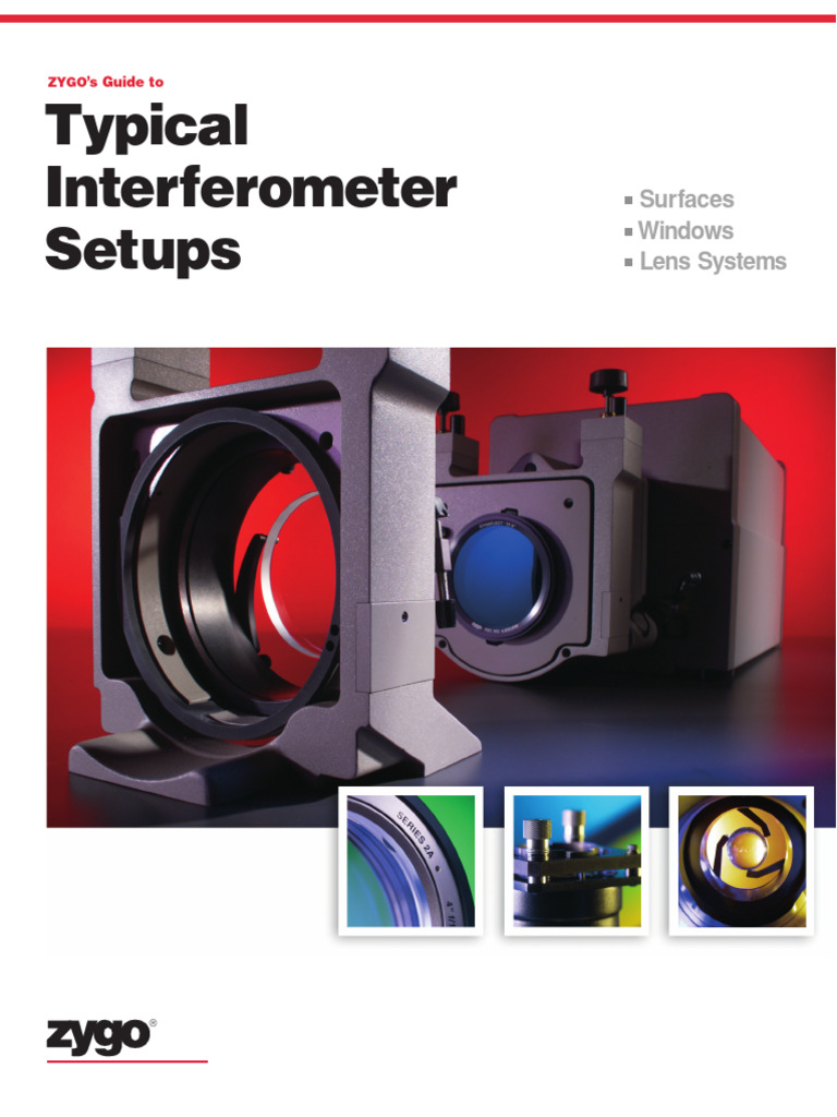 ZYGO Interferometer Setup Guide | PDF | Interferometry | Sphere