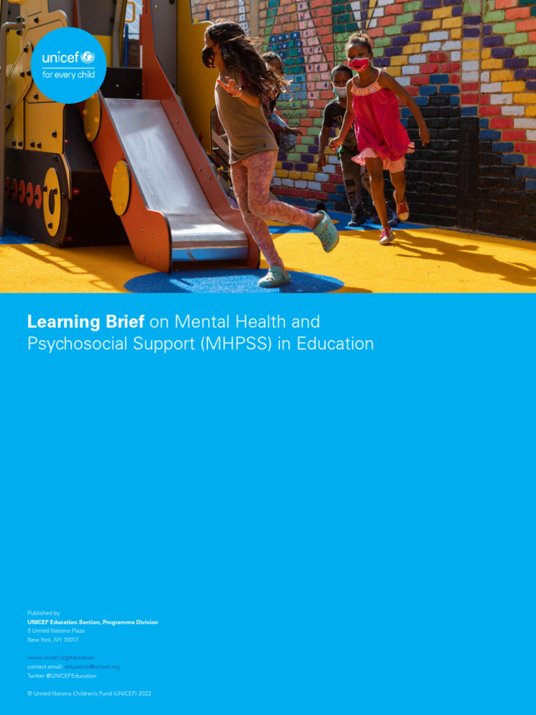 MHPSS in Education: A UNICEF Guide | PDF | Mental Health | Mental Disorder