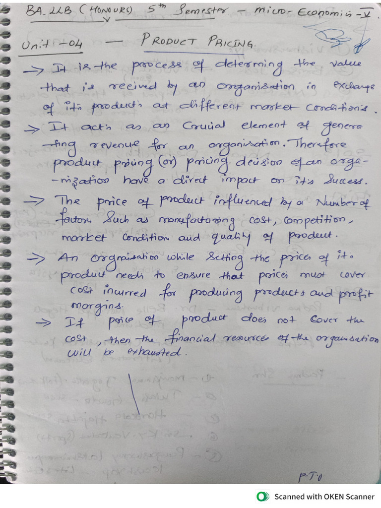 Micro Economics Unit 4 | PDF