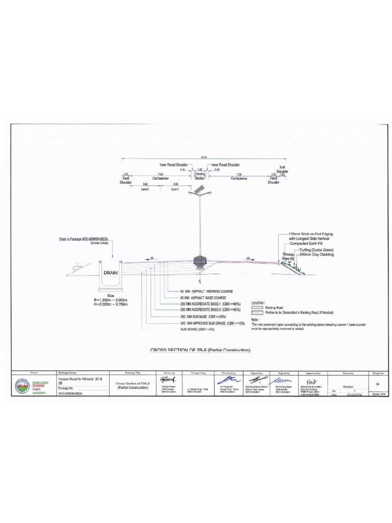 Drawing for Access Road Work Pg11-15 | PDF