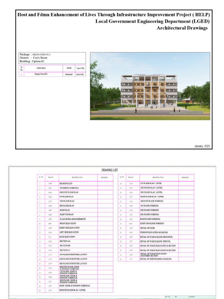 Architectural Drawings 01 Nos New Part 1 | PDF