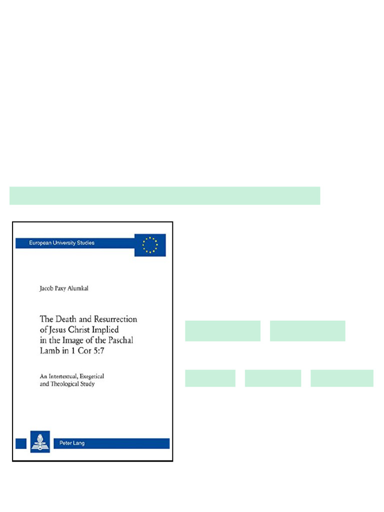 The Death and Resurrection of Jesus Christ Implied in the Image of the ...