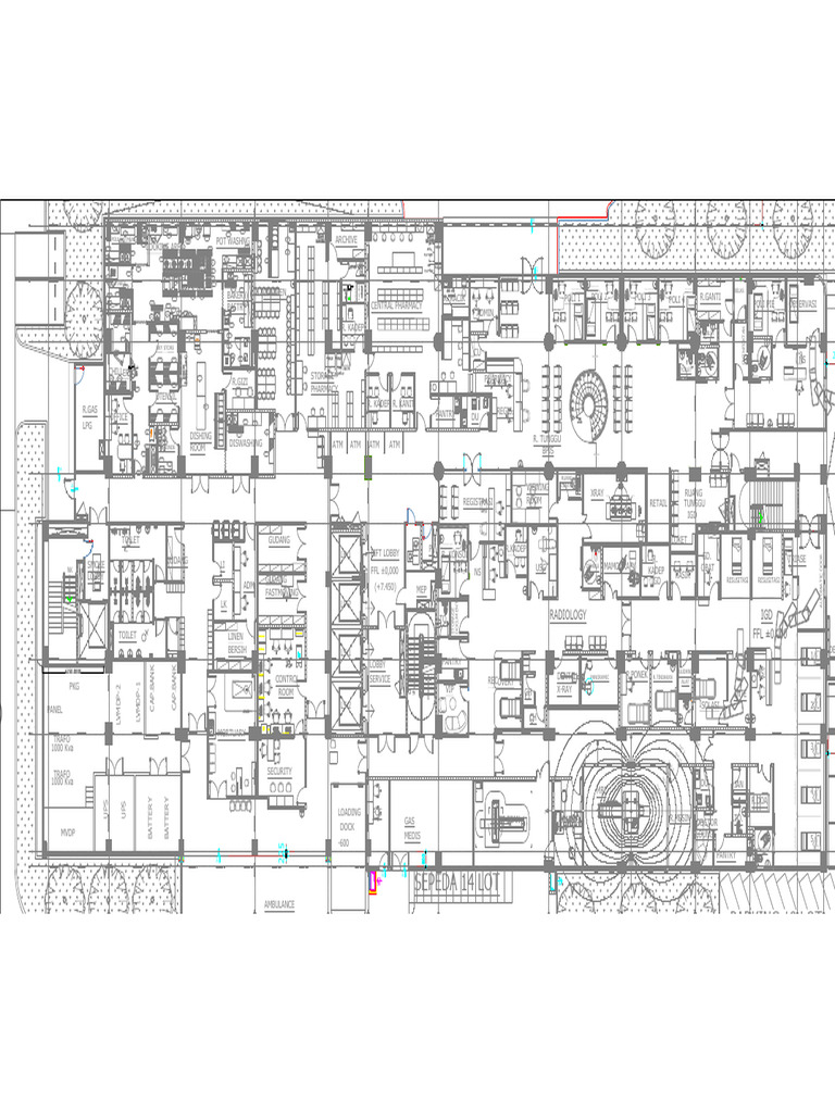 Hospital Layout and Facility Overview | PDF