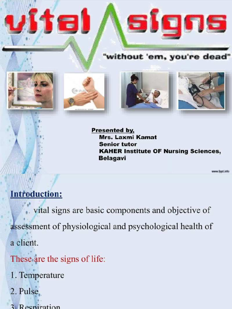 Vital Sign | PDF
