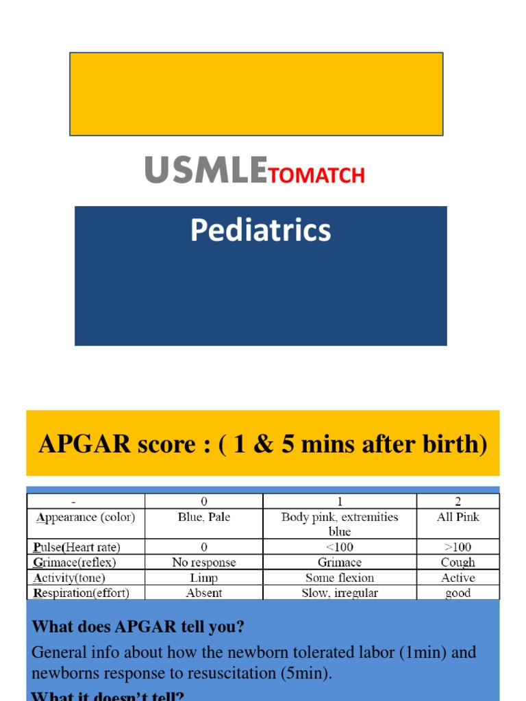 APGAR Score and Newborn Assessment Guide | PDF