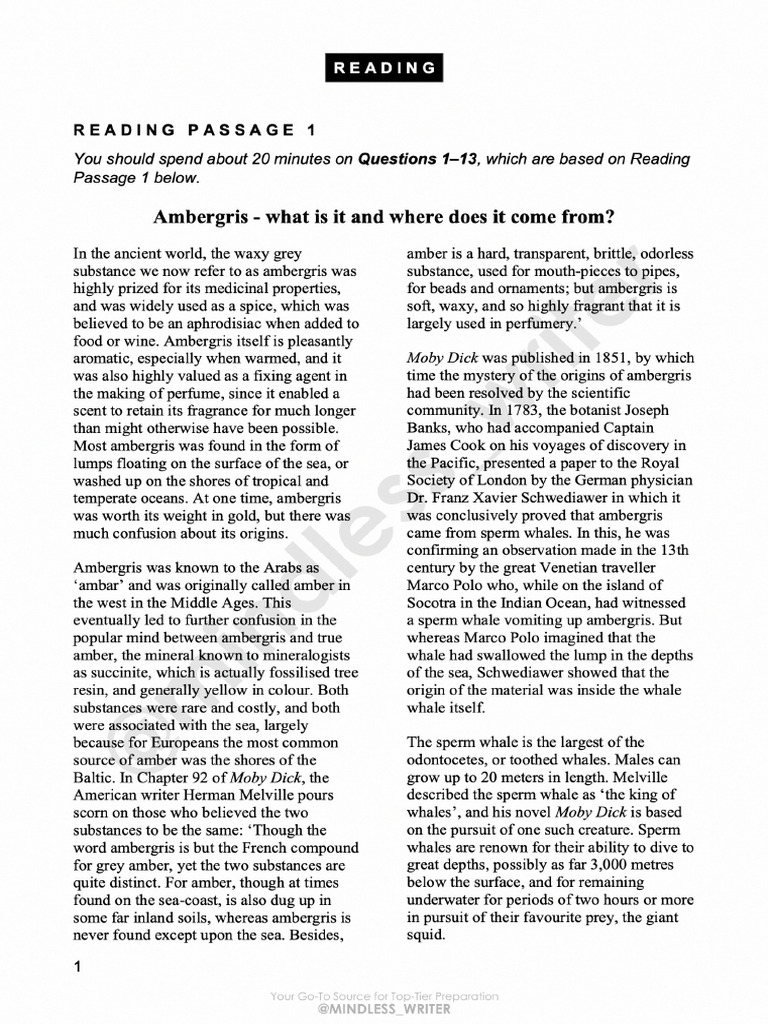 Full Reading Test | PDF