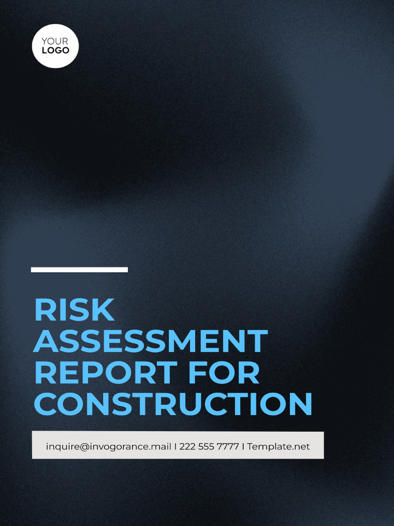 Free Risk Assessment Report For Construction Template | PDF