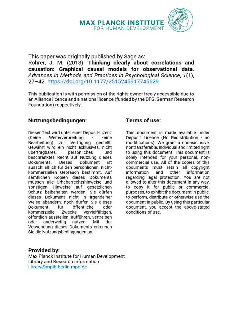 Causal Inference with Graphical Models | PDF | Causality | Confounding