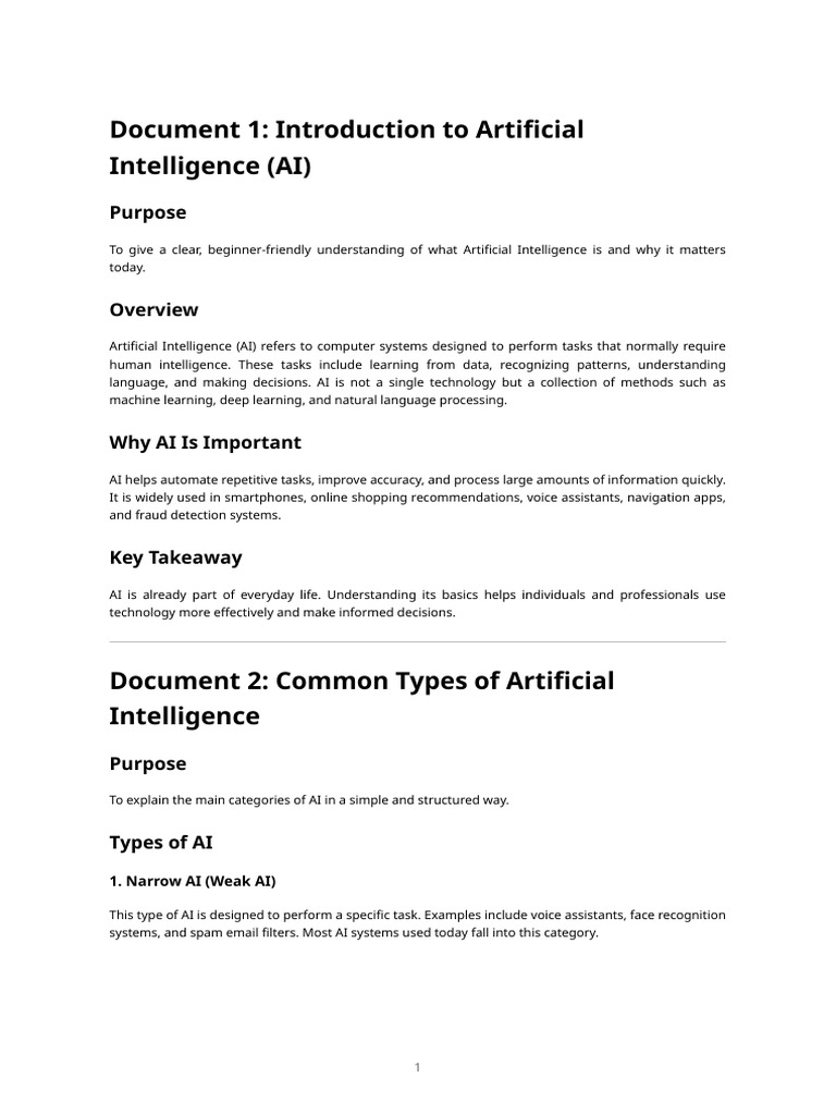 Understanding Artificial Intelligence Basics | PDF | Artificial ...