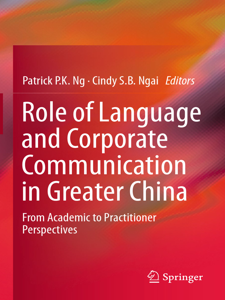 Role of Language and Corporate Communication in Greater China | PDF ...