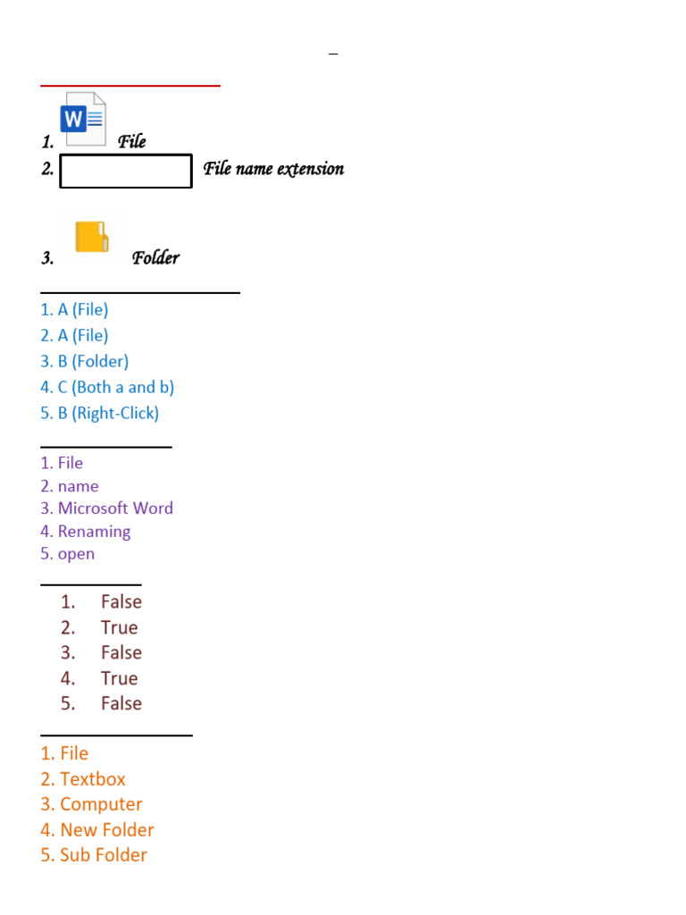 File Management and AI Basics Guide | PDF | Computer File | Computing ...