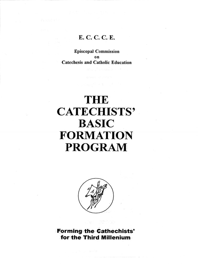 Catechists' Basic Formation Program | PDF | Sacraments | Eucharist