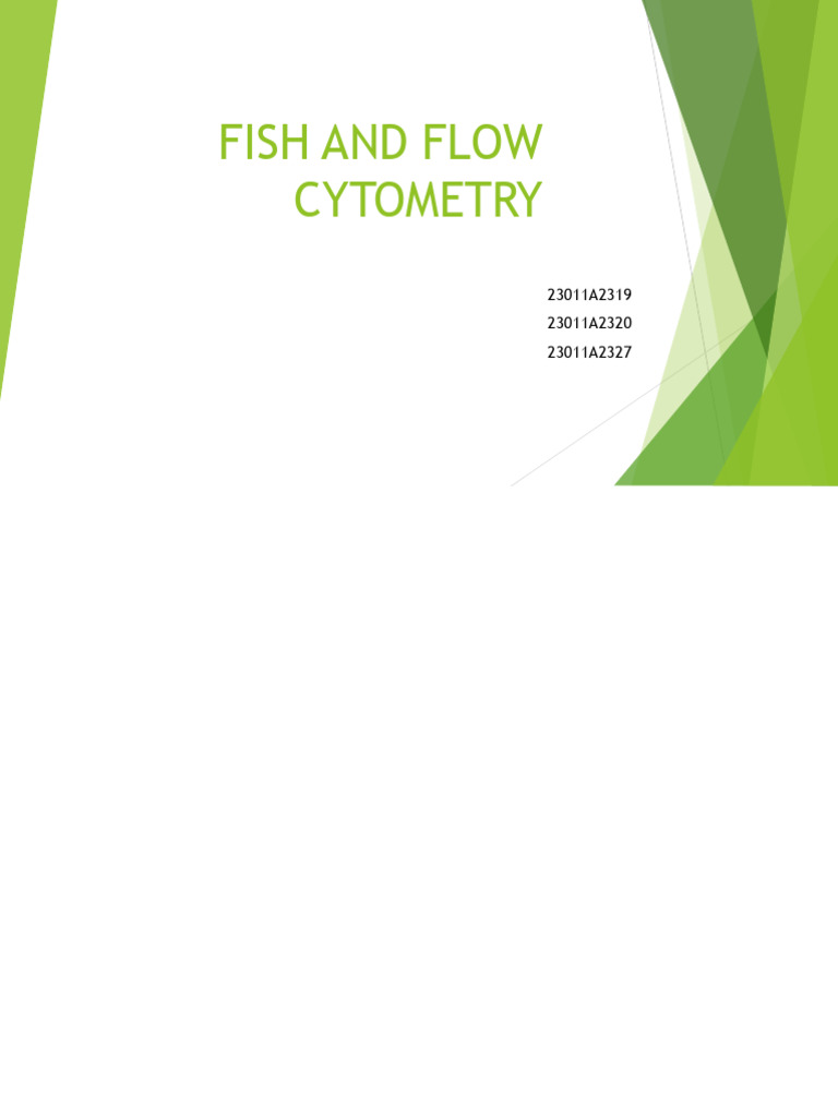 Fish Flow Cytometry and FISH Techniques | PDF | Fluorescence In Situ ...