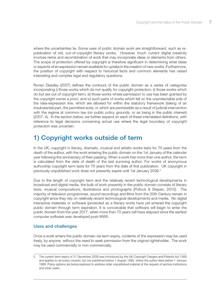 Understanding Public Domain and Copyright | PDF | Public Domain | Copyright
