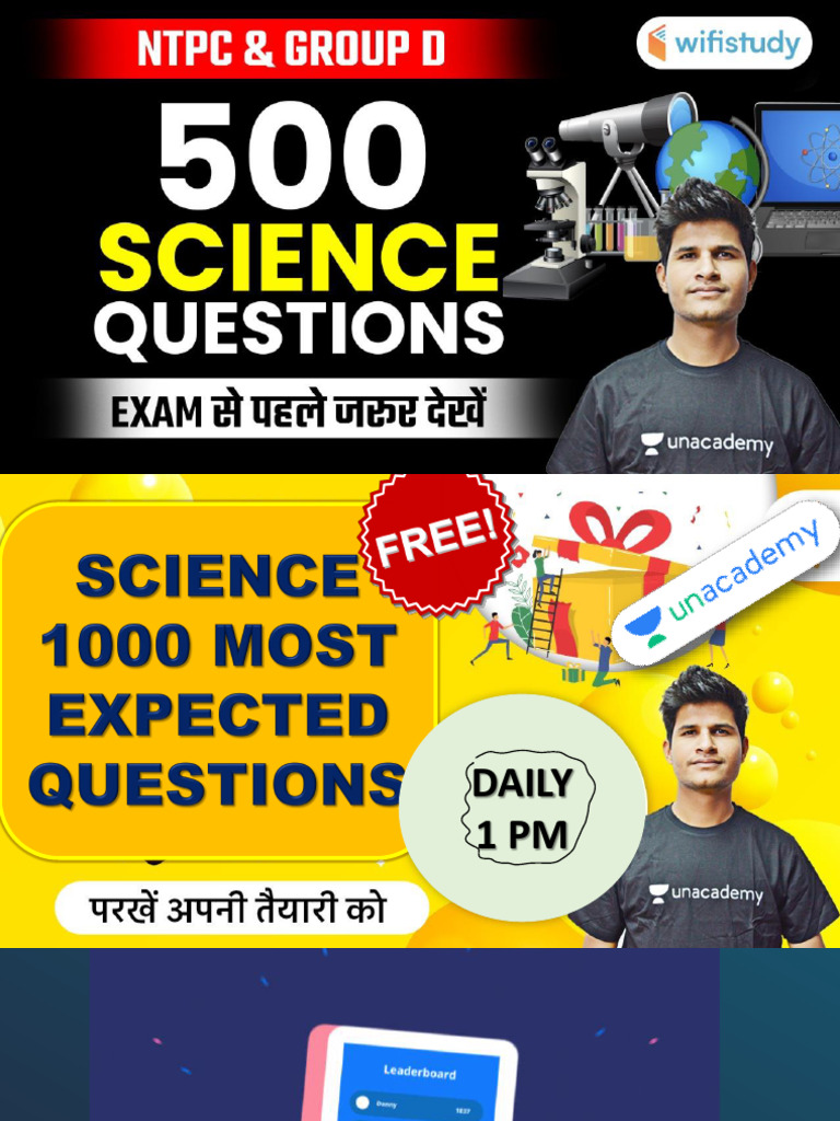 Science 500 Questons | PDF