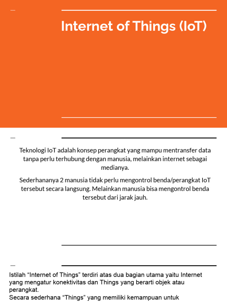 Memahami Internet of Things (IoT) | PDF