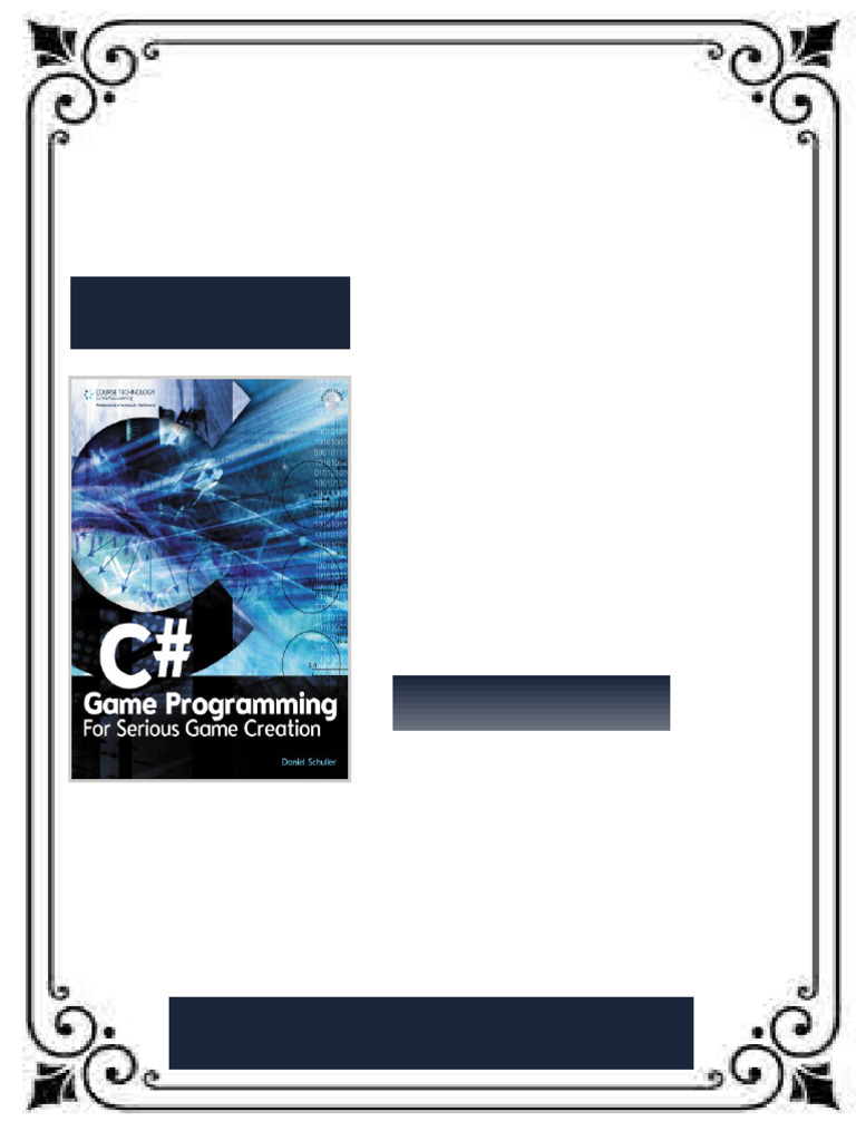 C Game Programming For Serious Game Creation 1st Edition Daniel ...
