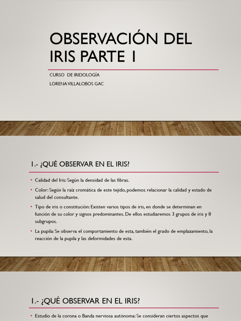 Clase 5 Observacion Del Iris | PDF | Color | Herencia
