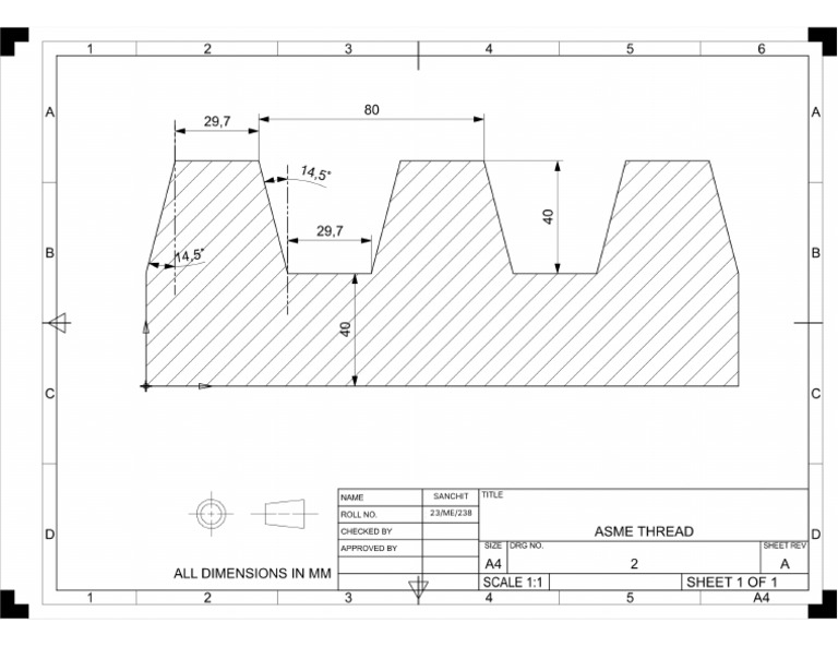 Acme Thread | PDF
