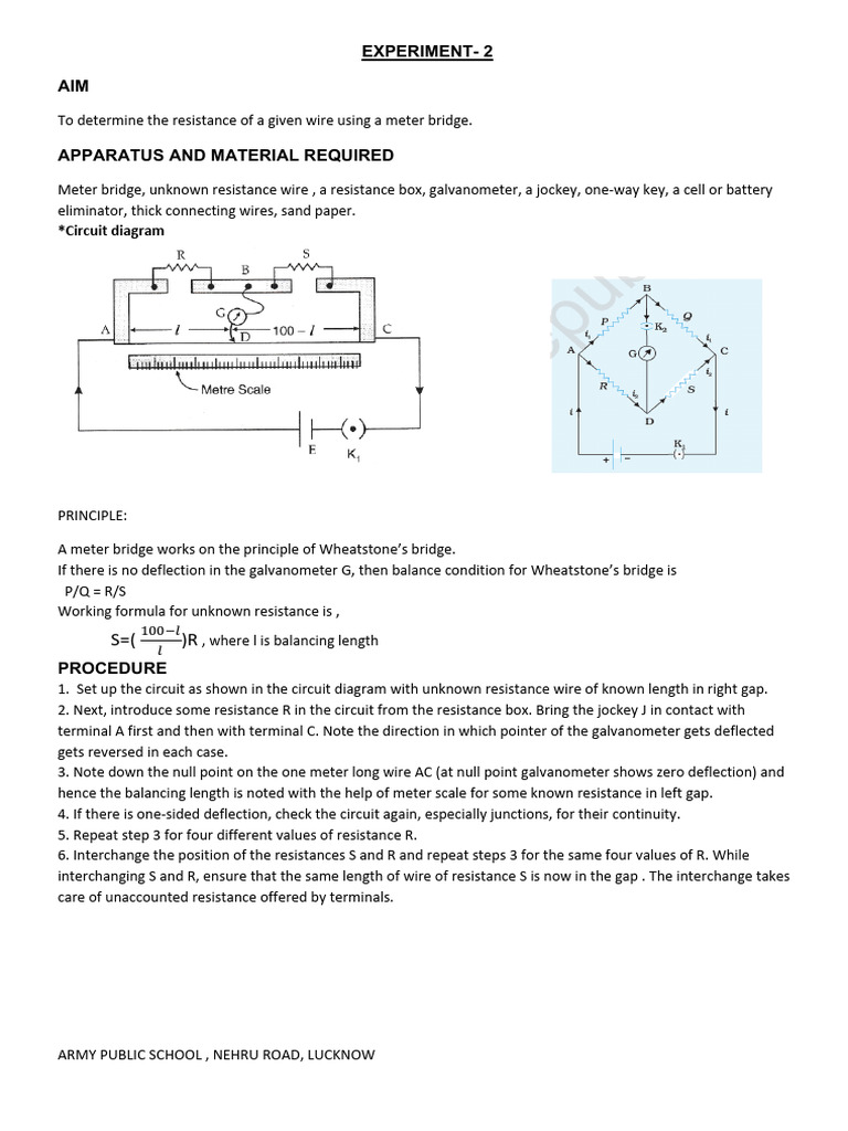 Experiment 2 | PDF | Electrical Engineering | Electricity