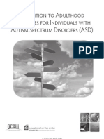 Transition To Adulthood Guidelines For Individuals With Autism Spectrum Disorders (ASD)