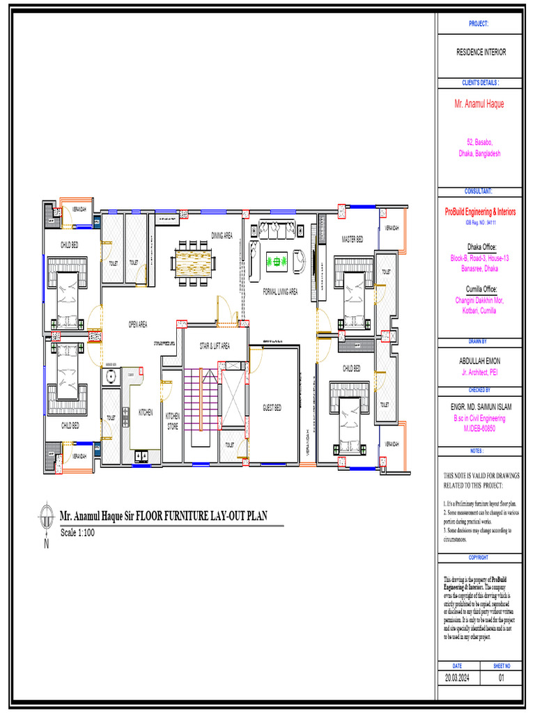 Folding Door Interior Layout Plan | PDF