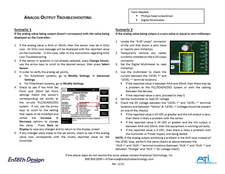Analog Output Troubleshooting | PDF | Programmable Logic Controller ...