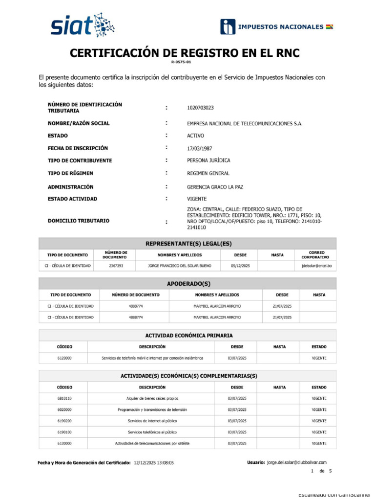 RNC Gamea | PDF