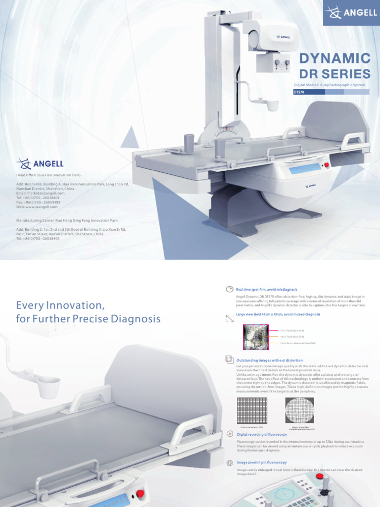 Advanced Digital X-ray System DT570 | PDF | Radiography | Imaging