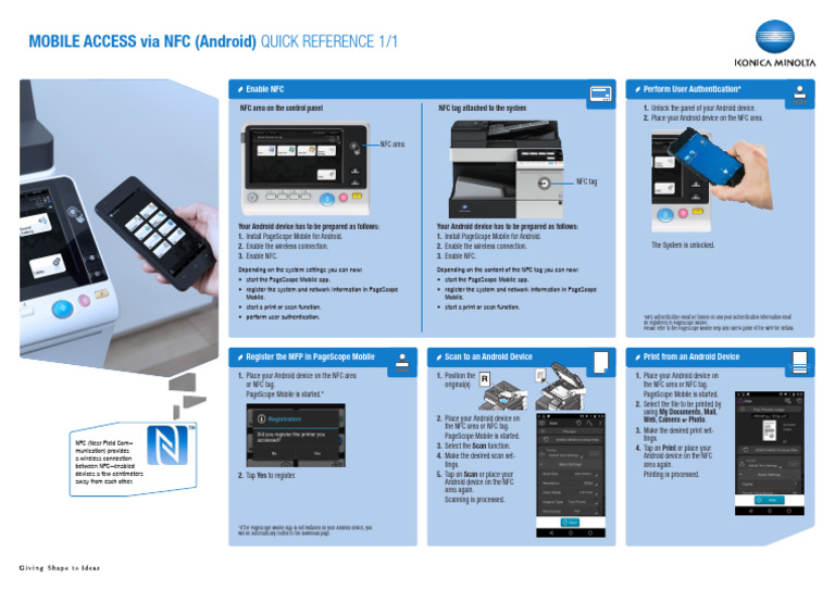 NFC Mobile Access Guide for Android | PDF | Android (Operating System ...