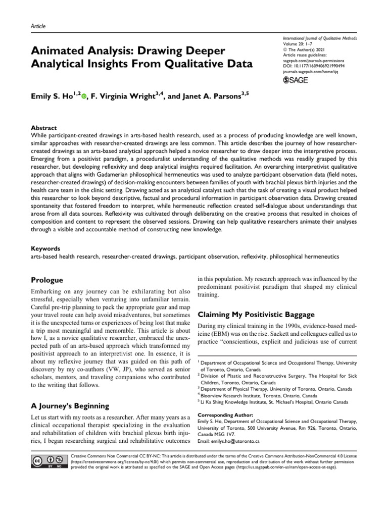 Researcher-Created Drawings in Analysis | PDF | Qualitative Research ...